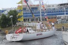 Latvijas jahta «Spaniel» dodas 10.06.2011 pēc kārtējās uzvaras regatē «The Tall Ships Races 2011» - www.tallshipsracesgreenock.com 11