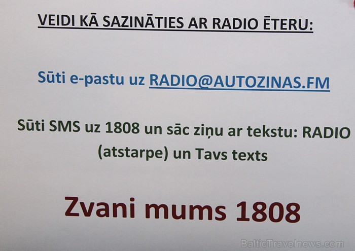 Radio Latvijas autobraucējiem - www.autozinas.fm jeb 99 FM 62290