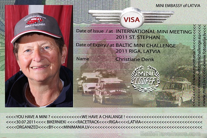 Šā gada uzdevums bija reklamēt 30. jūlijā Rīgā notiekošās Mini/MINI sacensības Baltic Mini Challenge 2011 (BMC2011) 62399