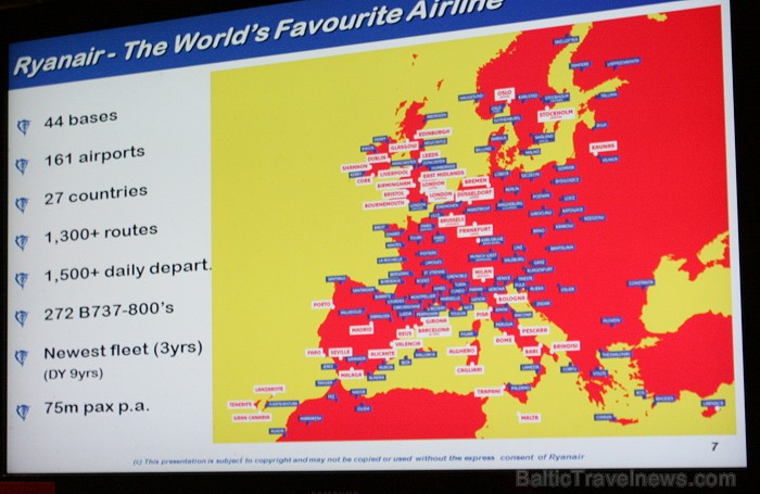 Inforācija par lidsabiedrības Ryanair darbību 62569