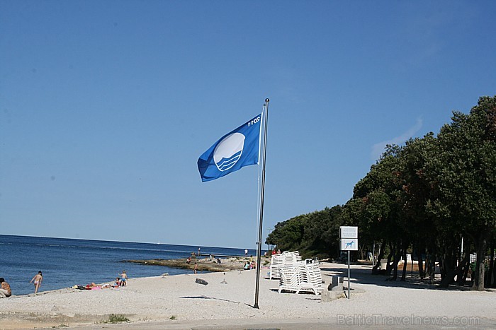 Lielāko daļu Horvātijas pludmaļu rotā Zilais karogs 65621