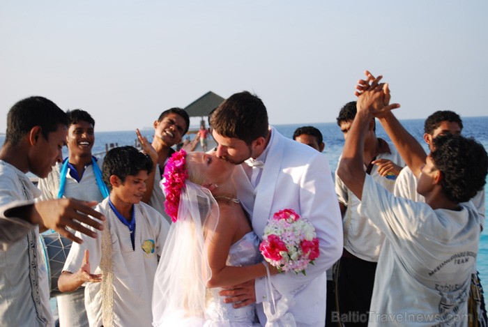Kā vienu no romantiskākajām vietām kāzu svinībām Antario Travel iesaka Maldīvu salas (www.antario.lv) 65716