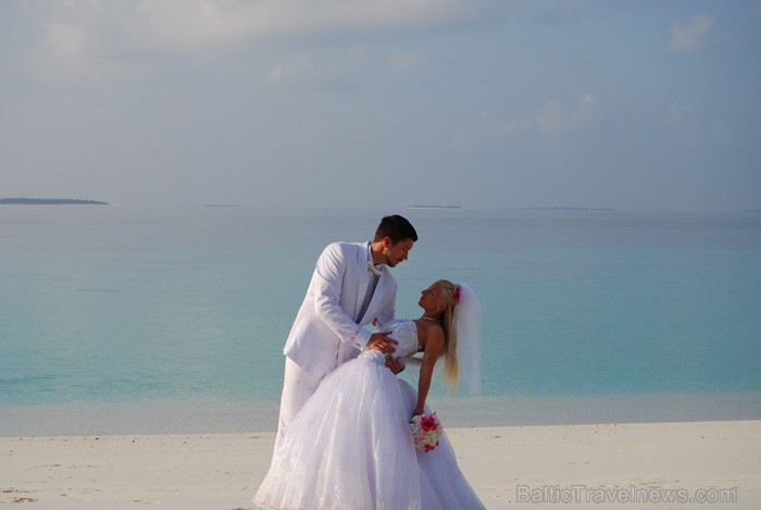 Kā vienu no romantiskākajām vietām kāzu svinībām Antario Travel iesaka Maldīvu salas (www.antario.lv) 65720