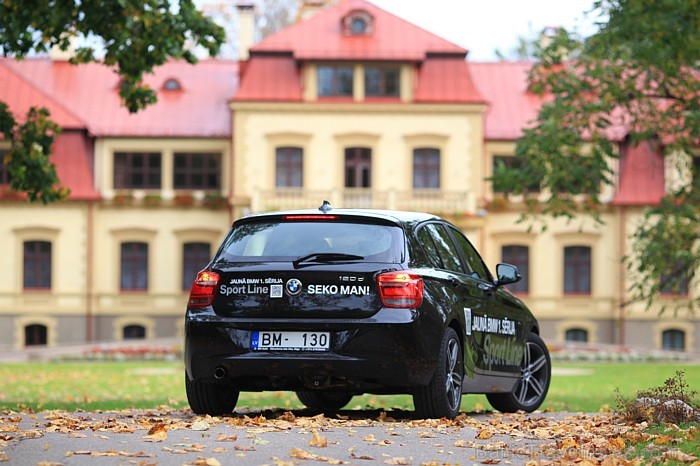 Travelnews.lv testē jauno BMW 120d Sport Line, apciemojot Vidzemes lepnumu Dikļu pili (www.diklupils.lv). Foto: Ingus Evertovskis 67532