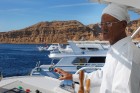 Iepazīsti Ras Mohammed nacionālo parku braucienā ar kuģīti pa Sarkano jūru. Kuģa kapteinis 3