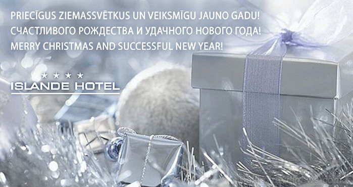 Paldies viesnīcas Islande Hotel kolektīvam un viesnīcas vadītājai Baibai Gailītei personīgi par Ziemassvētku apsveikumu! www.islandehotel.lv 70710