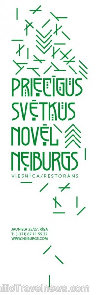 Paldies viesnīcas Neiburgs kolektīvam un tās vadītājai Ilzei Riņķei personīgi par Ziemassvētku apsveikumu! www.neiburgs.com 70775