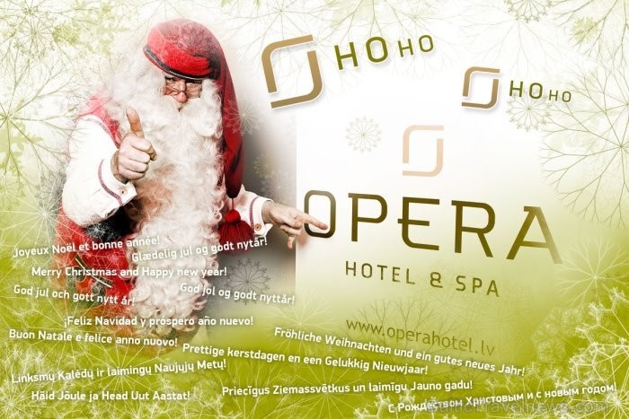 Paldies viesnīcas Opera Hotel & SPA kolektīvam un tā vadītājai Hele Lõhmus personīgi par apsveikumu! www.operahotel.lv 70891