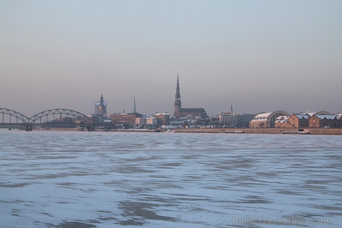 Latvijas ziema 2012 ir mūsu prieks un rūpes - Rīga un Daugava 71389