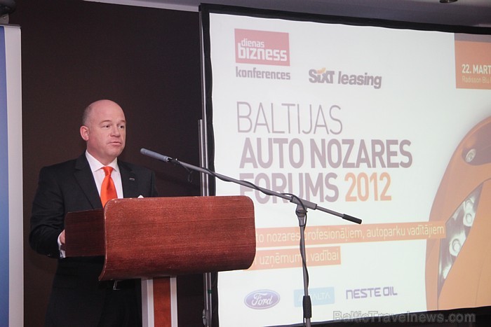 Sixt Leasing Starptautiskās attīstības direkors Christian P. Rehbein. Autonoma Sixt organizē «Baltijas auto nozares forums 2012» viesnīcā Radisson Blu 72896