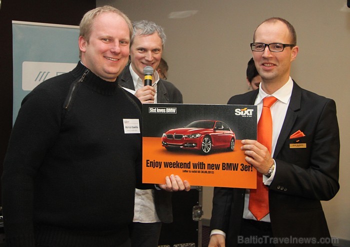 Baltijas BalticBike projekta direktore Vija Vītola. Autonoma Sixt organizē «Baltijas auto nozares forums 2012» viesnīcā Radisson Blu Latvija - www.six 72906