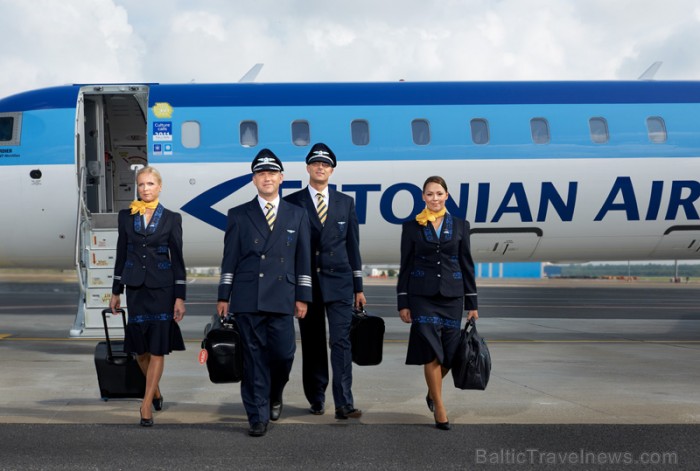 Igaunijas nacionālā lidsabiedrība Estonian Airlines atkal lido maršrutā Rīga - Tallina par izdevīgām cenām. Foto: www.estonian-air.com 73110