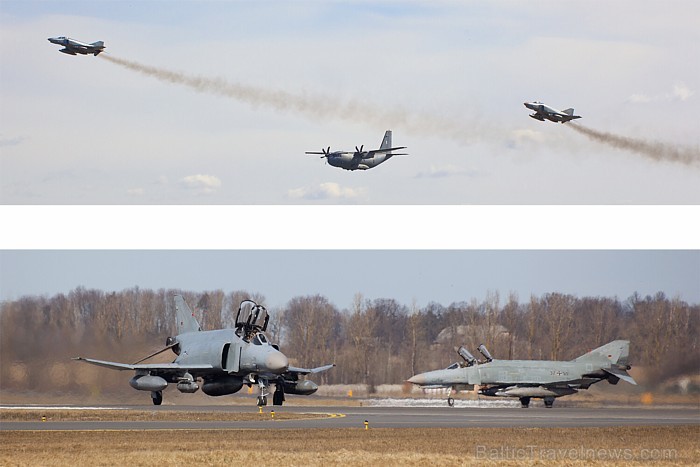 NATO militārās lidmašīnas Šauļos. Foto: Ingus Evertovskis (www.fotoprojekts.lv) 73302