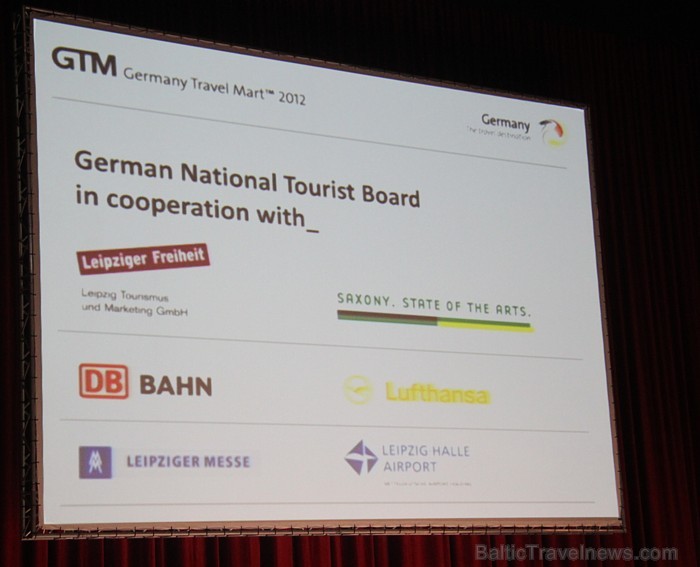 GTM Germany Travel Mart™ 2012 ir pasākums, kurā Vācija pulcē žurnālistus un ceļojumu pārdevējus no visas pasaules, lai informētu par jaunajiem piedāvā 75804