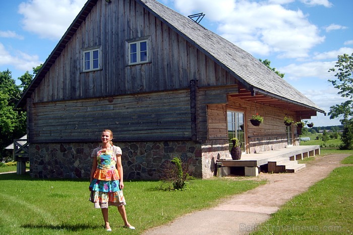 Ceturtā pieturvieta, iepazīstot Vidzemes lauku tūrisma mantojumu, bija Lauku māja 