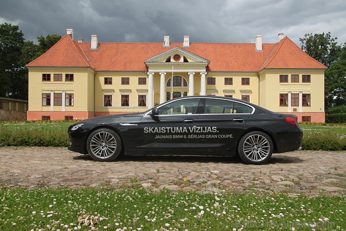 Travelnews.lv testē BMW 6. sērijas Gran Coupe 640d - pie Durbes pils - cita informācija www.autoturists.lv 77787