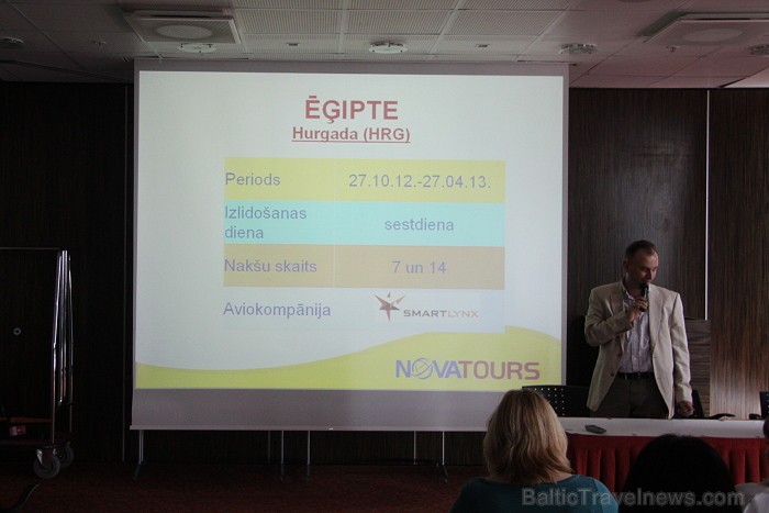 Tūroperators Novatours prezentē jauno ziemas sezonas ceļojumus 2012/2013 (Albert Hotel, 05.07.2012) Tūroperators Novatours prezentē jauno ziemas sezonas ceļojumus 2012/2013 (Albert Hotel, 05.07.2012) 78358