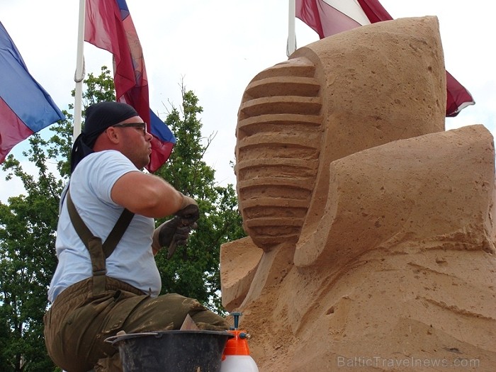 Jelgavā (13.-15.07.2012) norisinās lielākais Smilšu skulptūru festivāls Baltijā. Foto - www.visit.jelgava.lv 78721