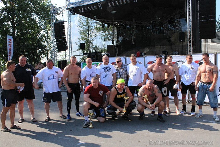 Jēkabpils pilsētas svētku laikā (07.07.2012) Latvijas Spēkavīri turpināja cīņu par Latvijas čempiona titulu. Foto: www.parstipru.lv 78548