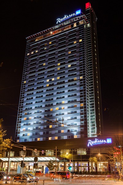 Radisson Blu Hotel Latvija tagad ir saskatāms gandrīz no jebkuras vietas pilsētā. Foto: www.radissonblu.com 80873