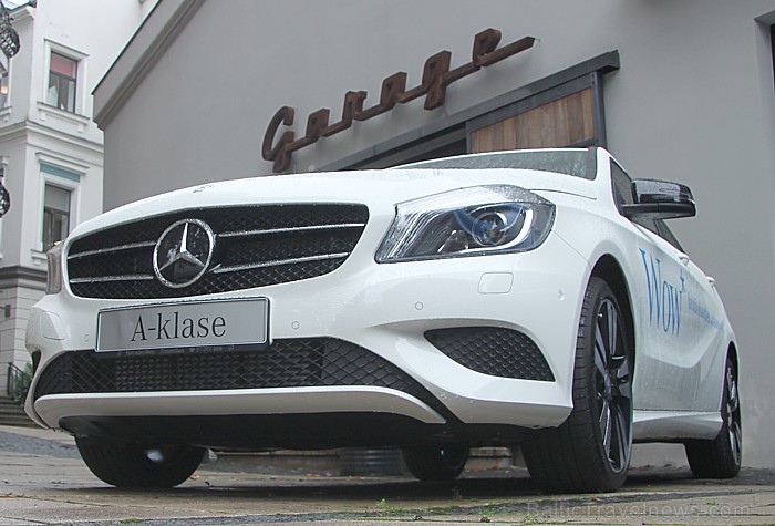 Jaunā Mercedes A-klase prezentējas vīna bārā un restorānā «Garage» Foto sponsors: www.garage.lv 82065