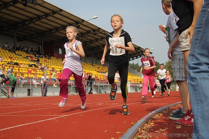 Ogres, Ikšķiles, Ķeguma, Lielvārdes novadu skolu vieglatlētikas sacensības 19.09.2012. Foto sponsors: www.latvijascentrs.lv 82367