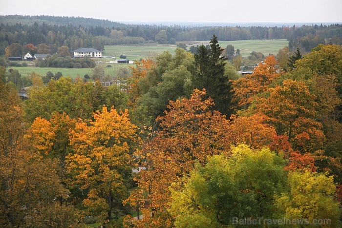 Skats uz Cēsīm no putna lidojuma. Foto sponsors: www.tourism.cesis.lv 83074