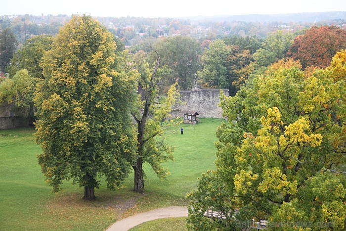 Skats uz Cēsīm no putna lidojuma. Foto sponsors: www.tourism.cesis.lv 83076