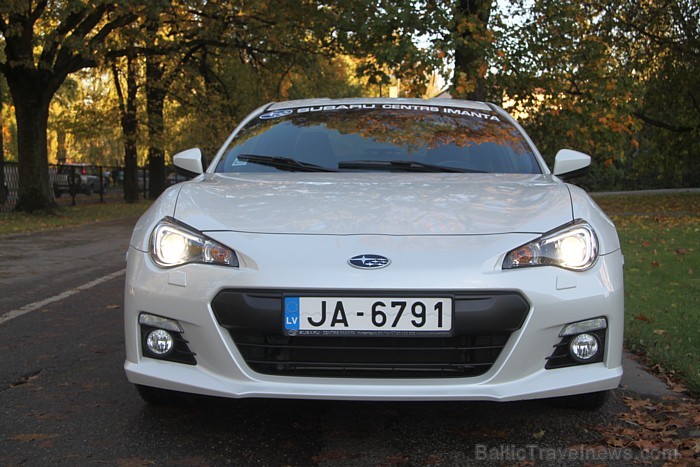 Subaru BRZ ir klasisks sporta auto ar modernu pieskaņu. BRZ nosaukums ir radies no vārdiem Boxer, Rear (aizmugures riteņu piedziņa) un Zenīts. Foto sp 83124