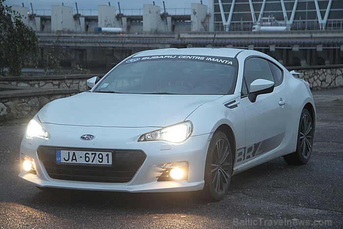 Subaru BRZ Sport Travelnews.lv testa braucienu nodrošināja oficiālais auto dīleris Latvijā «Subaru Centrs Imanta». Foto sponsors: www.subaru-latvia.lv 83146