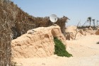 Vēja darinātās smilšu klintis Dbebcha ciemā (Tunisijā) 8