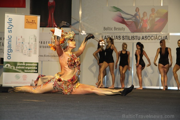 Skaistumkopšanas izstādes «Baltic Beauty 2012» konkursi  - «Body art 2012» un asociatīvā tēla konkurss. Foto sponsors: www.startours.lv 84317