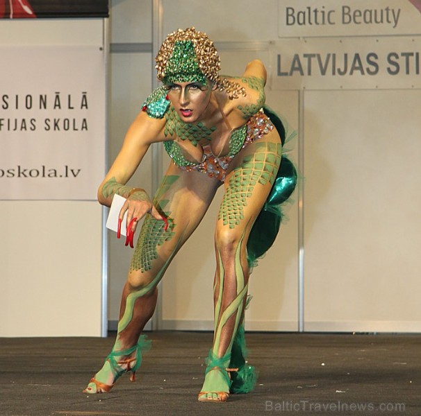 Skaistumkopšanas izstādes «Baltic Beauty 2012» konkursi  - «Body art 2012» un asociatīvā tēla konkurss. Foto sponsors: www.startours.lv 84321