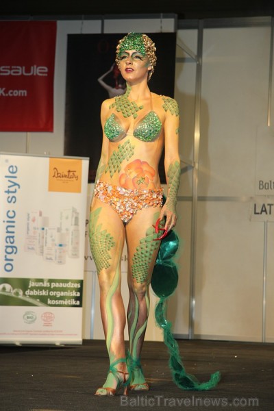 Skaistumkopšanas izstādes «Baltic Beauty 2012» konkursi  - «Body art 2012» un asociatīvā tēla konkurss. Foto sponsors: www.startours.lv 84322