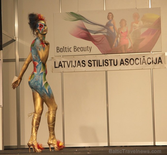Skaistumkopšanas izstādes «Baltic Beauty 2012» konkursi  - «Body art 2012» un asociatīvā tēla konkurss. Foto sponsors: www.startours.lv 84327