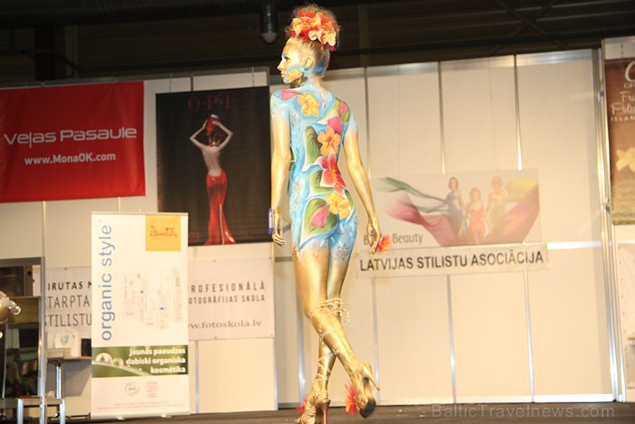 Skaistumkopšanas izstādes «Baltic Beauty 2012» konkursi  - «Body art 2012» un asociatīvā tēla konkurss. Foto sponsors: www.startours.lv 84328