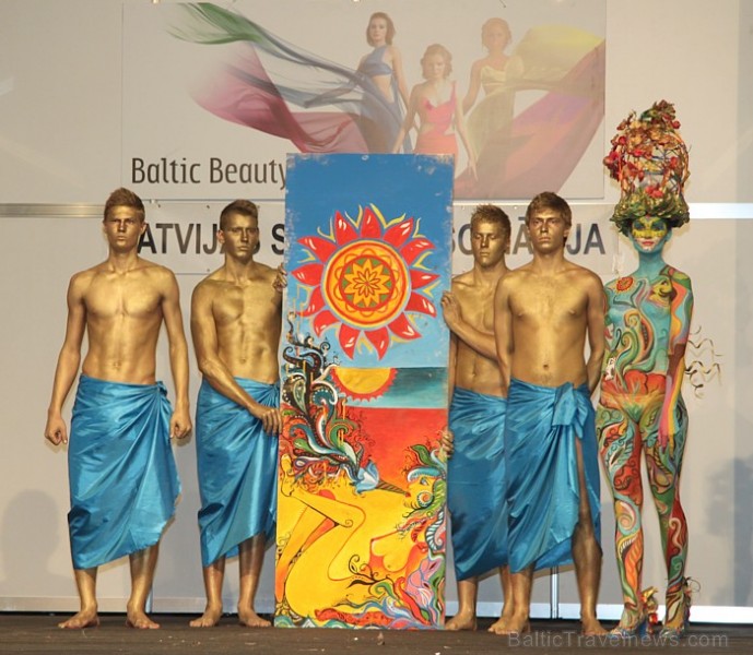 Skaistumkopšanas izstādes «Baltic Beauty 2012» konkursi  - «Body art 2012» un asociatīvā tēla konkurss. Foto sponsors: www.startours.lv 84331