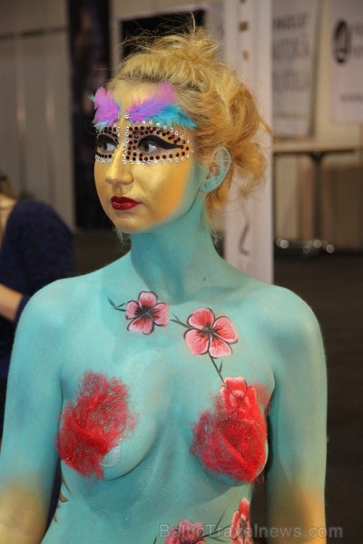 Skaistumkopšanas izstādes «Baltic Beauty 2012» konkursi  - «Body art 2012» un asociatīvā tēla konkurss. Foto sponsors: www.startours.lv 84360