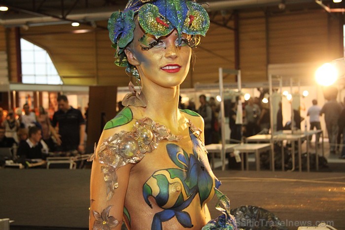 Skaistumkopšanas izstādes «Baltic Beauty 2012» konkursi  - «Body art 2012» un asociatīvā tēla konkurss. Foto sponsors: www.startours.lv 84375