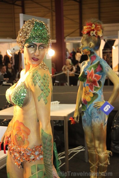 Skaistumkopšanas izstādes «Baltic Beauty 2012» konkursi  - «Body art 2012» un asociatīvā tēla konkurss. Foto sponsors: www.startours.lv 84379