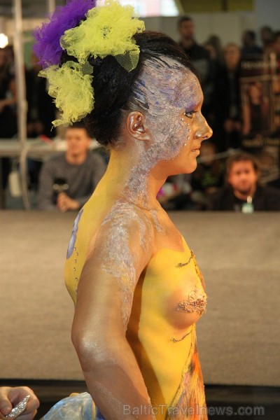 Skaistumkopšanas izstādes «Baltic Beauty 2012» konkursi  - «Body art 2012» un asociatīvā tēla konkurss. Foto sponsors: www.startours.lv 84381