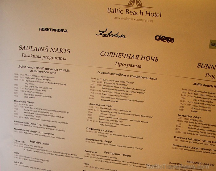 Baltic Beach Hotel iepriecina 10.11.2012 savus viesus ar «Saulaino nakti» - www.BalticBeach.lv 84646