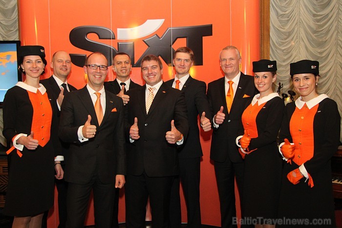 Starptautiskā autonoma Sixt svin 100 gadu jubileju 15.11.2012 piecu zvaigžņu viesnīcā. Foto sponsors: www.sixt.lv 84980