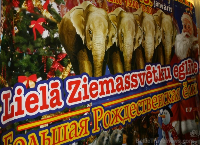 Rīgas cirks 14.12.2012 prezentēja jauno Ziemassvētku cirka programmu 