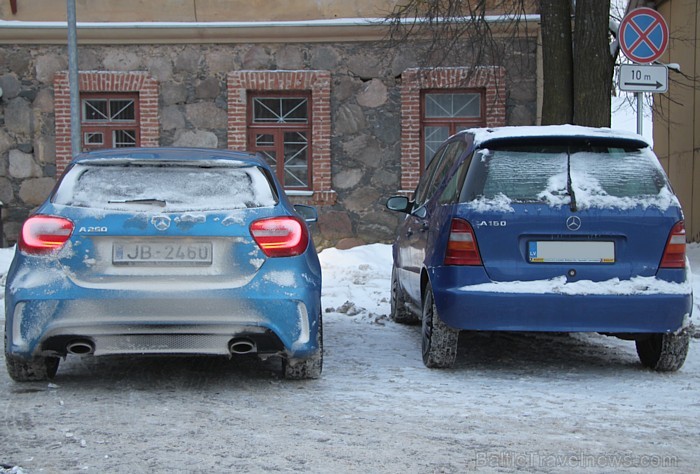 Trešās paaudzes Mercedes A250 būtiski atšķiras no saviem priekšgājējiem, jo tas ir kļuvis par 40 cm garāks un 16 cm zemāks, kā arī platāks 86411