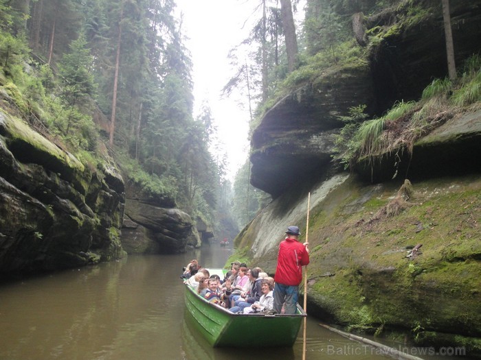 Brauciens pa mežonīgo Kamenicas upi. Remiro Travel piedāvā braucienus 2013. gada jūlijā un augustā uz Saksijas un Bohēmijas Šveici. Foto: www.remirotr 87283