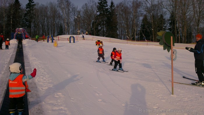 Reiņa trasē bērni no trīs līdz septiņu gadu vecumam var piedalīties 