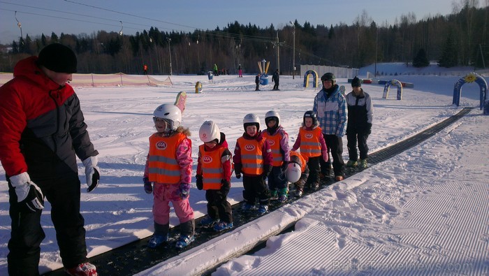 Reiņa trasē bērni no trīs līdz septiņu gadu vecumam var piedalīties 