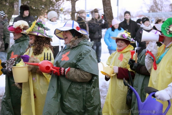 Svētdien, 2013. gada 9. martā, Siguldas Ziemas festivāla ietvaros norisinājies Ziemas festivāla karnevāls. Foto: Juris Ķilkuts, FotoAtelje.lv 90138