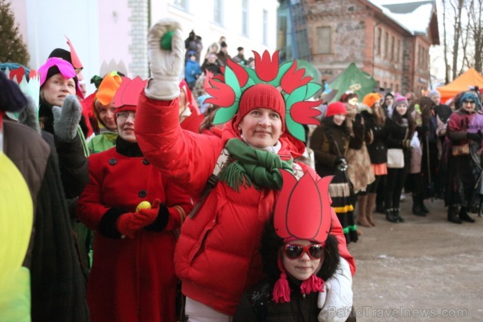 Svētdien, 2013. gada 9. martā, Siguldas Ziemas festivāla ietvaros norisinājies Ziemas festivāla karnevāls. Foto: Juris Ķilkuts, FotoAtelje.lv 90157